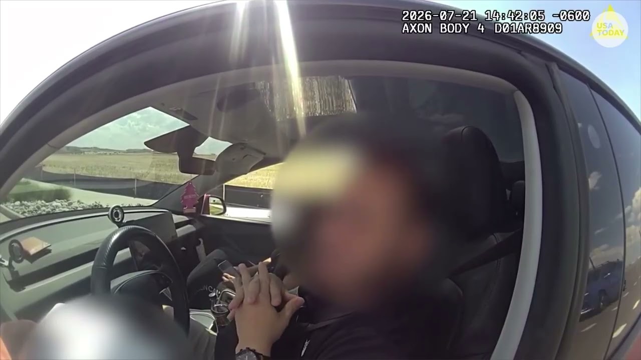 Tesla autopilot blamed for speeding but bodycam shows motorist lose argument that he wasn't driving