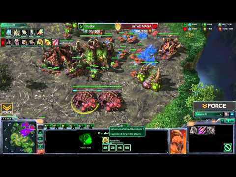 StarCraft 2 - Grubby [P] vs DIMAGA [Z] G3 (Commentary)