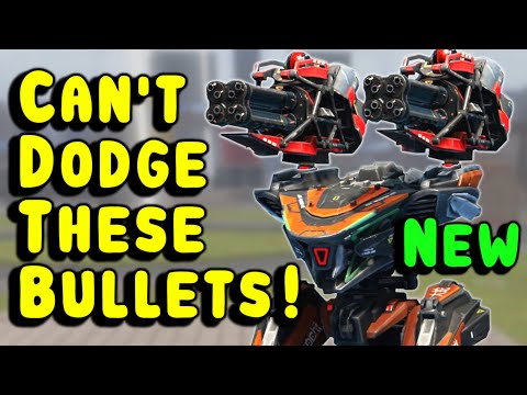 NEVER MISSING Machineguns? New Weapons Gameplay War Robots Test Server WR