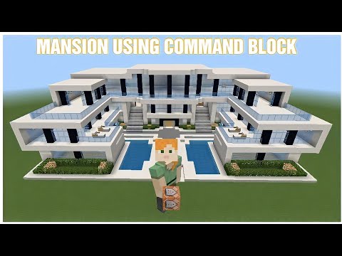 How to build house in Minecraft using command block 2022