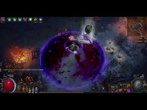 Path of Exile Trickster lvl 80 Chaos Spellslinger Test Run