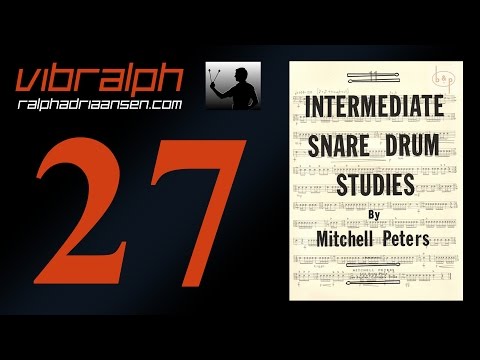 Vibralph - Intermediate snare drum studies Study #23