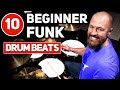 10 MUST KNOW Easy Funk Drum Beats | Stephen Taylor Drum Lesson
