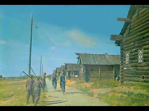 Rajantakaisia kyliä Pohjois-Vienassa