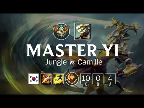 Master Yi Jungle vs Camille - KR Challenger Patch 8.11