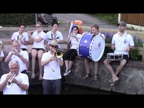 Cold Water Challenge 2014 Stadtmusik Zell im Wiesental