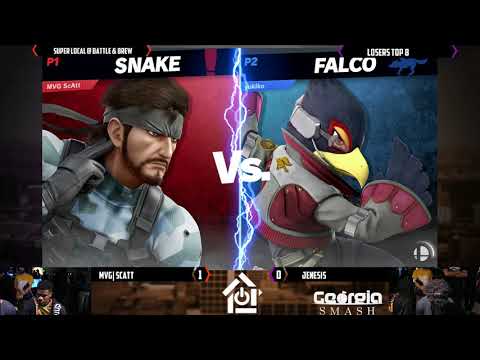 Super Local 2019 - MVG| ScAtt(Snake) VS Jenesis(Falco) - L. Top 8
