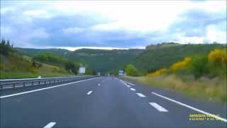 preview picture of video 'A75 Clermont-Ferrand - Béziers deel 1'