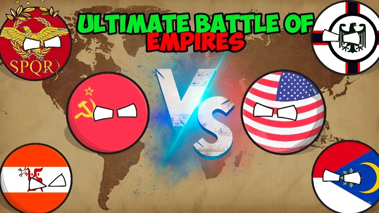 [ULTIMATE BATTLE OF EMPIRES] ⚔️🛡️ || World Provinces #geography #countryballs