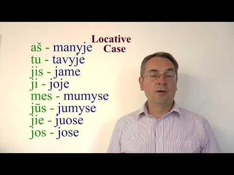Lithuanian Lesson 61 - Personal Pronouns/Locative Case