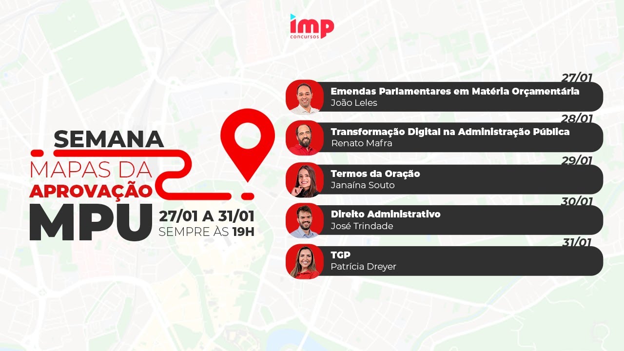 Semana Mapas da Aprovação MPU: Transformação Digital na Administração Pública com Renato Mafra