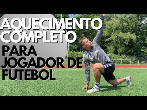 Aquecimento PERFEITO antes do jogo de futebol / treino I Treino completo I Tutorial