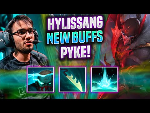 HYLISSANG TRIES PYKE WITH NEW BUFFS! - FNC Hylissang Plays Pyke Support vs Maokai! | Season 2022