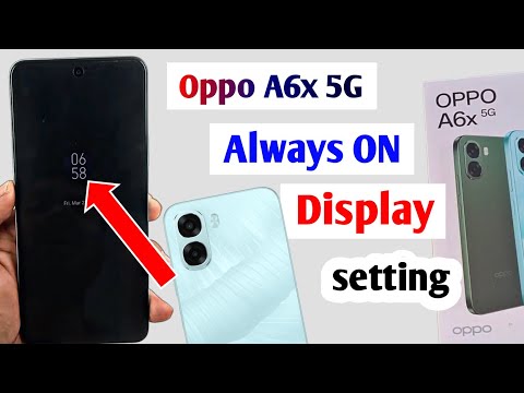 Oppo a6x 5g always on display setting | oppo a6x 5g always on display kaise kare