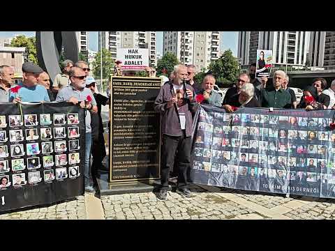 İzzet Sarıkaya, Adana'da 10 Ekim Ankara Gar Katliamını Protesto Eyleminde Konuştu.