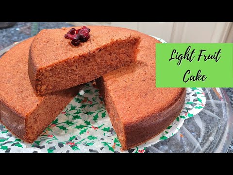 Guyanese Light Fruit Cake || Cranberry Fruit Cake- Episode 324