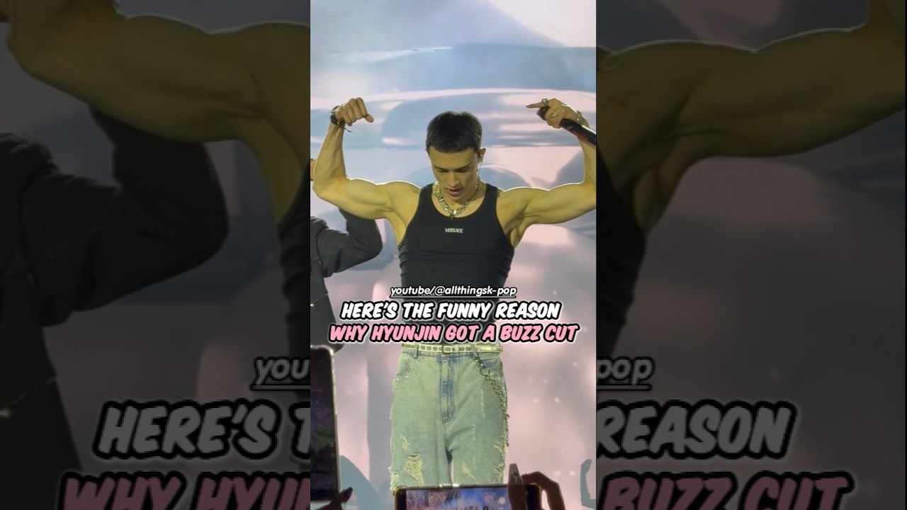 Here’s the funny reason why Hyunjin got a buzz cut #straykids #hyunjin #kpop