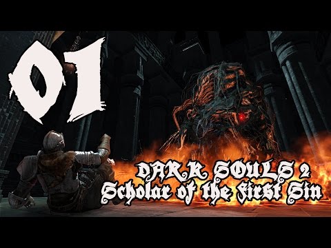 Dark Souls 2 Scholar of the First Sin - Walkthrough Part 1: Cowboy Returns to Majula