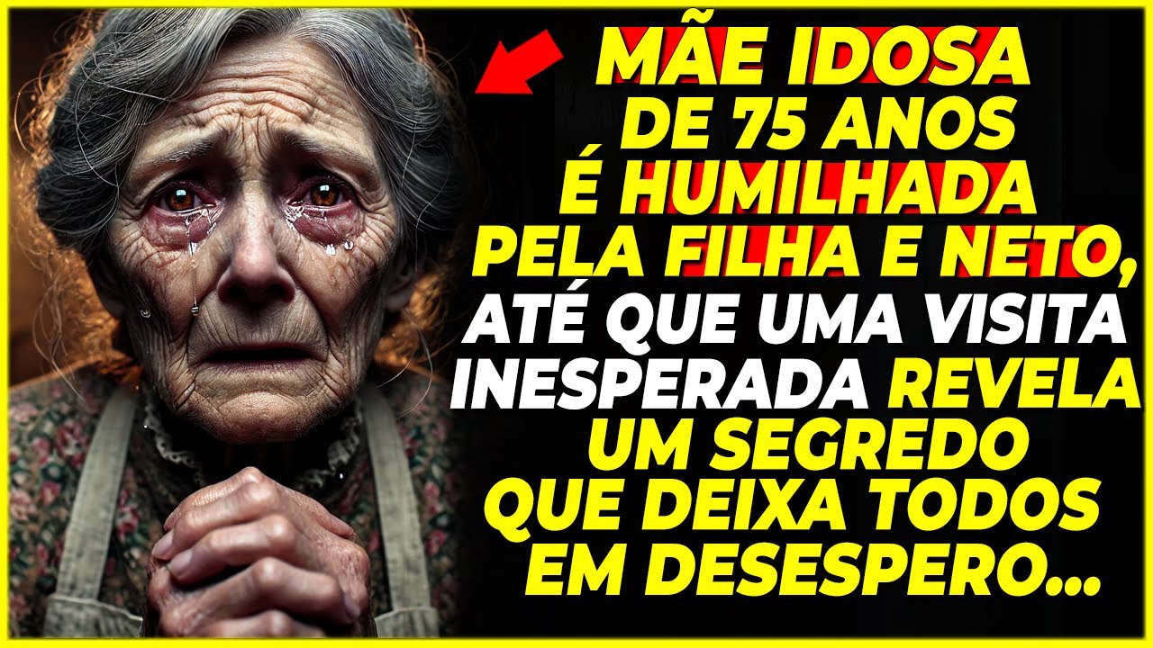 MÃE IDOSA DE 75 ANOS É HUMILHADA PELA FILHA E NETO, ATÉ QUE UMA VISITA INESPERADA MUDA TUDO...