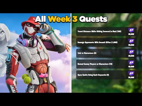 Fortnite All Week 3 Quests Guide - Chapter 4 Season 3