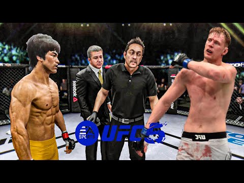 Bruce Lee vs Alexander Volkov   EA Sports UFC 5   Epic Fight 🔥🐲