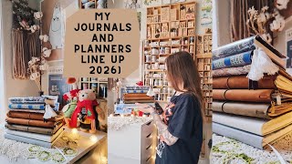 My journals and planners line up 2026)