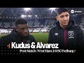 Mohammed Kudus & Edson Alvarez react after West Ham seal #UEL last 16 place ⚒️ | Europa League