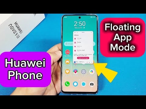 How to use floating window app mode Huawei Phone