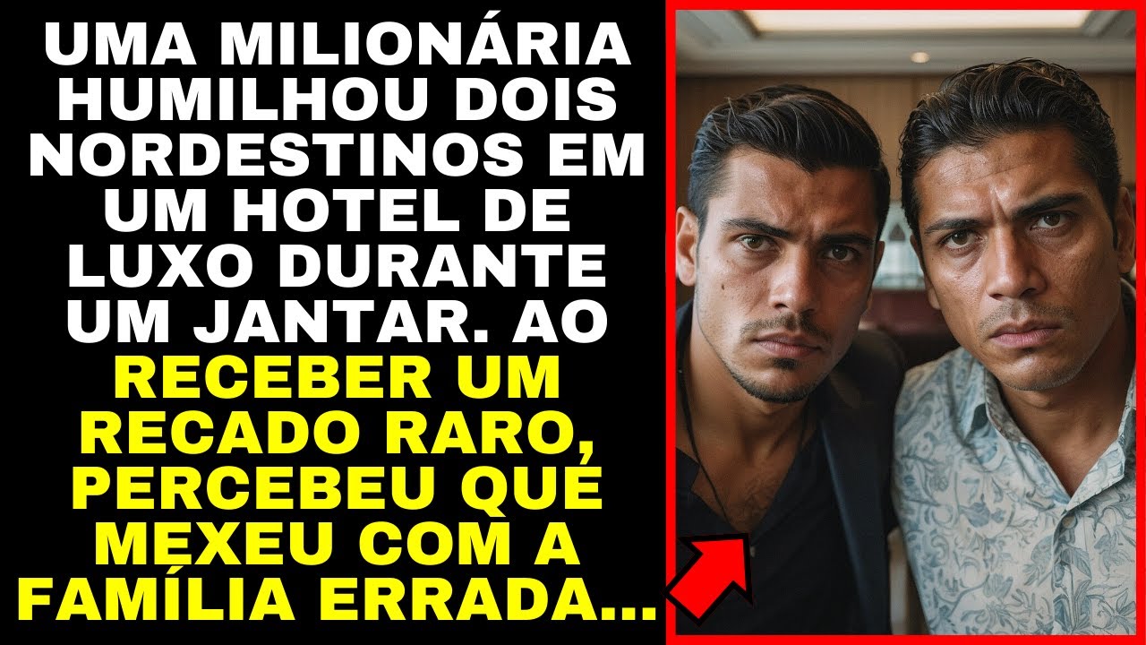 Milionária HUMILHA DOIS NORDESTINOS Em Um HOTEL DE LUXO, Ao Receber Uma NOTA IMPACTANTE, PERCEBE...