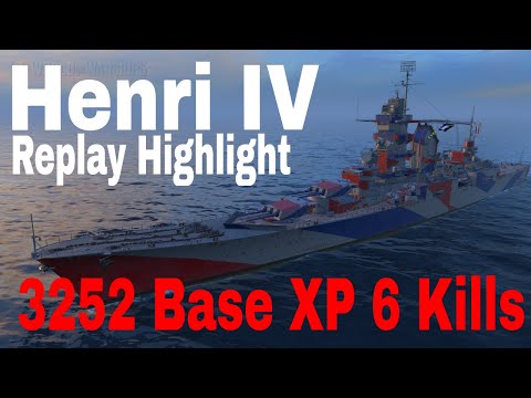 Legendary World of Warships French Cruisers Henri IV Wows Highlights
