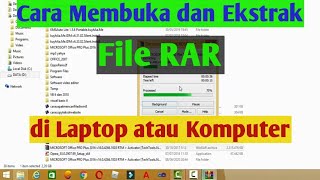 How to Open and Extract Rar Files on Laptops and Computers || Yahya Ar