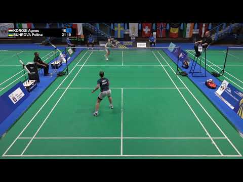 Match point - Agnes Korosi vs Polina Buhrova - WS, SF - Italian Intl. 2021