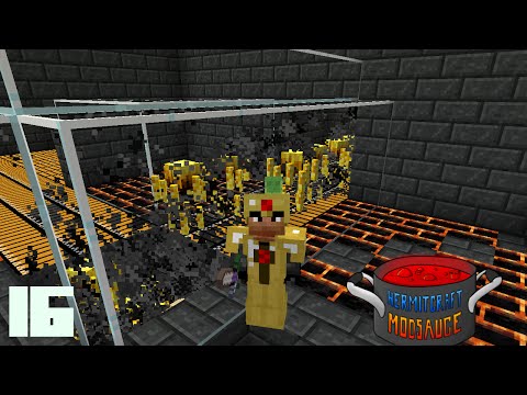 Minecraft HermitCraft Modsauce - Blaze and Flux Armor !!! [E16]