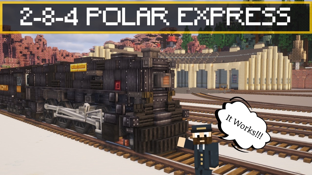 Rebuilding the POLAR EXPRESS in Stunning Detail! ❄️🚂 Create mod train tutorial #createmod