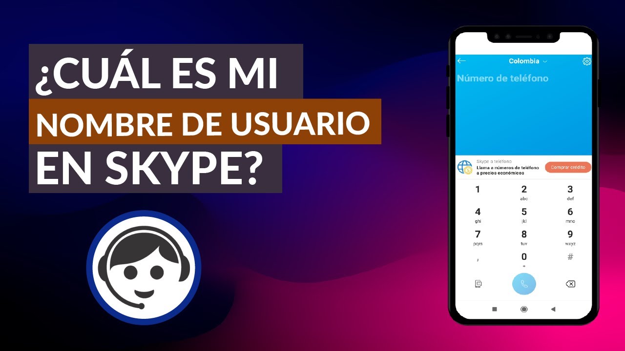 Cuál es mi Nombre de Usuario en Skype - Mi ID de Skype