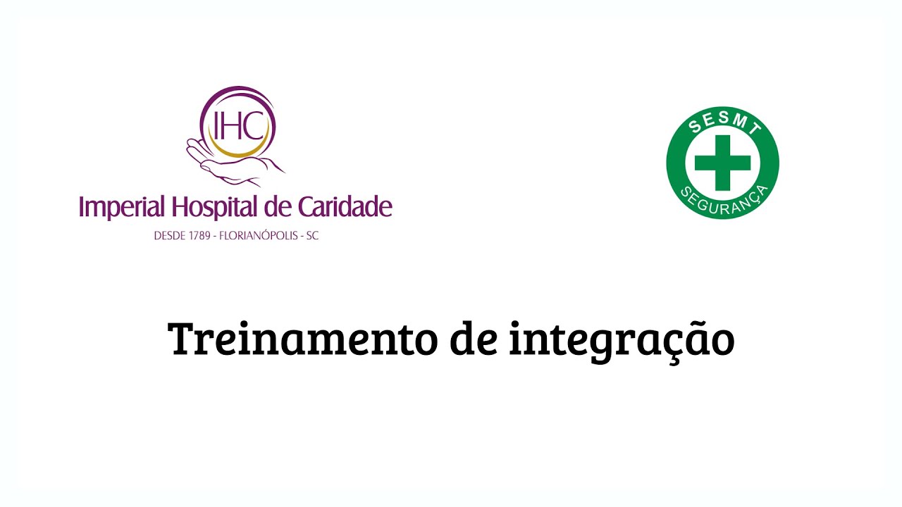 Treinamento de Integração rápido do SESMT do Hospital de Caridadade.