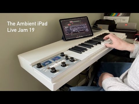 Ambient iPad Live Jam 19: Mellotron M4000D, apeMatrix, Eventide Crystals, Eventide Blackhole