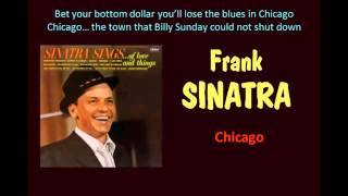 Chicago Frank Sinatra  with Lyrics