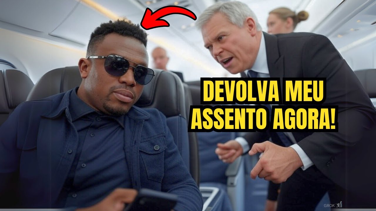Homem branco confronta homem negro, mas uma ligação muda tudo em pleno voo!