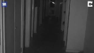 Spooky moment a 'child ghost' appears in desertedmanor house corridor