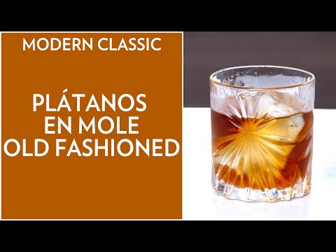 Plátanos En Mole Old Fashioned – The Educated Barfly