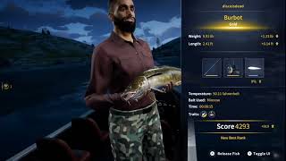COTW The Angler: console: how to catch the gold burbot, diamonds peak photo challenge 3