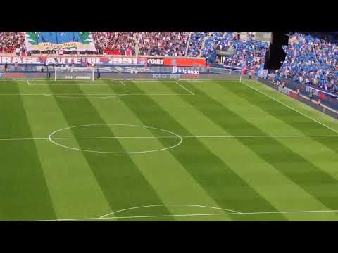PSG - Angers / Ligue 1 05/04/2025 entrée des joueurs, Parc des Princes