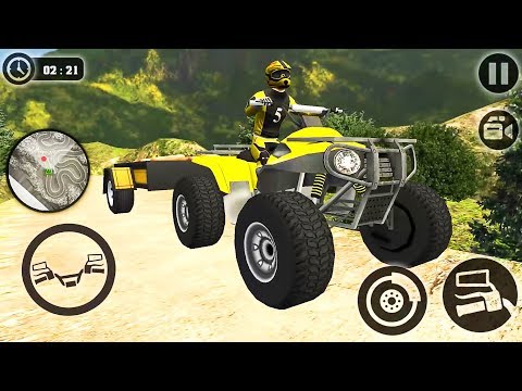ATV Quad Bike Rider 2018 Uphill Cargo Transporter - Best Android GamePlay