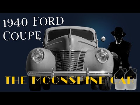1940 Ford V8 Coupe: Moonshine Runners’ Choice & Junior Johnson’s Legendary Ride!
