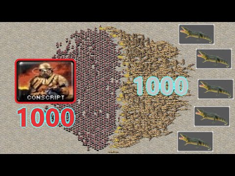 Conscripts vs Aligators - Red Alert 2