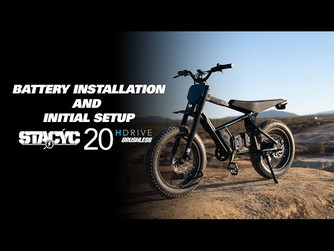 STACYC Tech Videos - Battery Installation and Initial Setup