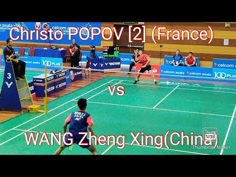 Christo POPOV is through to the quarter finals Celcom AXIATA Malaysia Junior International Open 2019