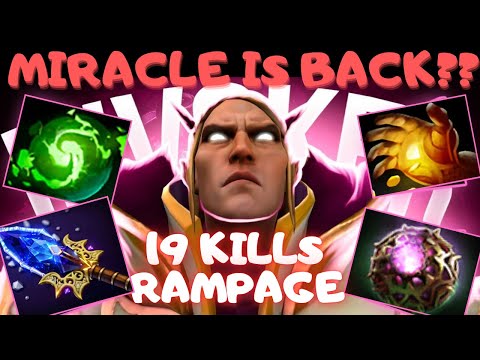 Miracle IS BACK! Invoker Mid RAMPAGE – Dota 2 7.38c