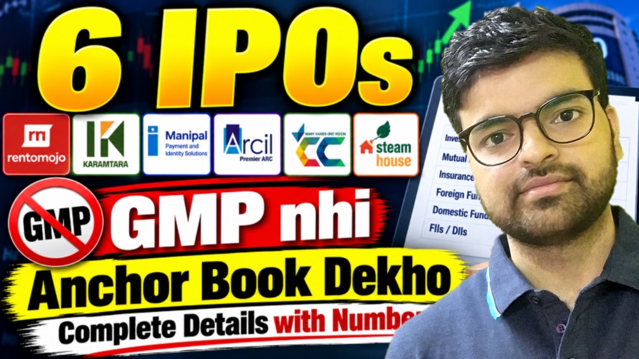 6 IPOs Open Today! लेकिन बड़े Anchor Investors ने किस पर लगाया दांव ? Investaru